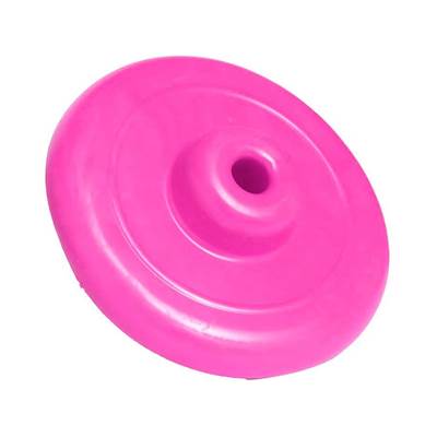 Brinquedo Furacão Pet Frisbee de Borracha Maciça Rosa para Cães U