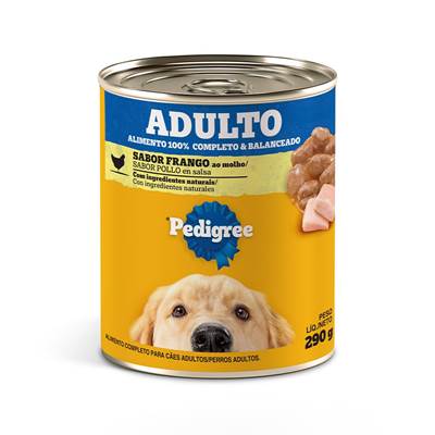 Ração Úmida Pedigree Frango ao Molho para Cães Adultos 290g