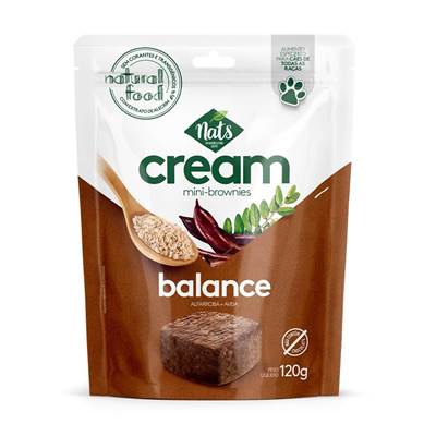 Snack Nats Cream Mini Brownies para Cães 120g