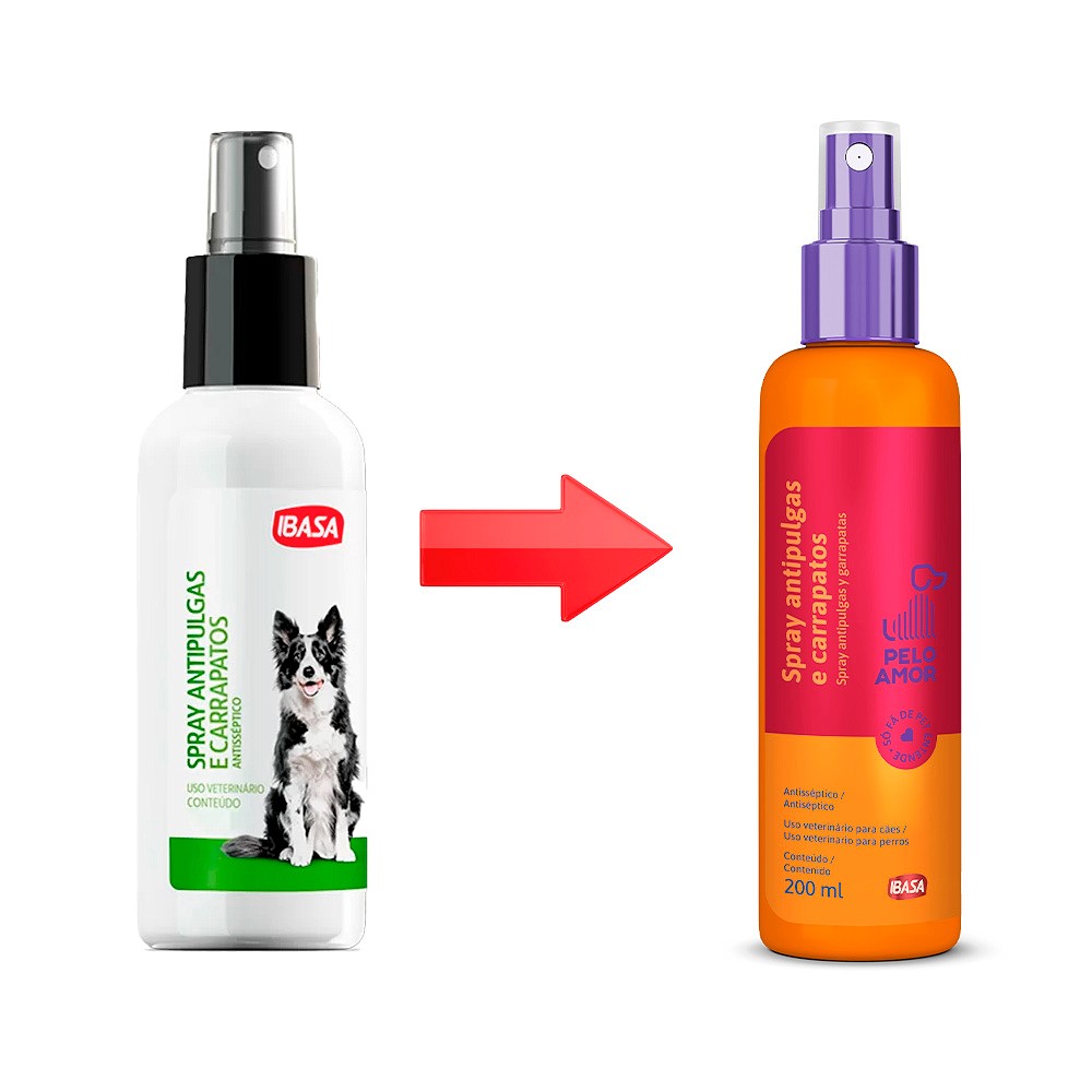 Spray Antipulgas e Carrapatos  para Cães