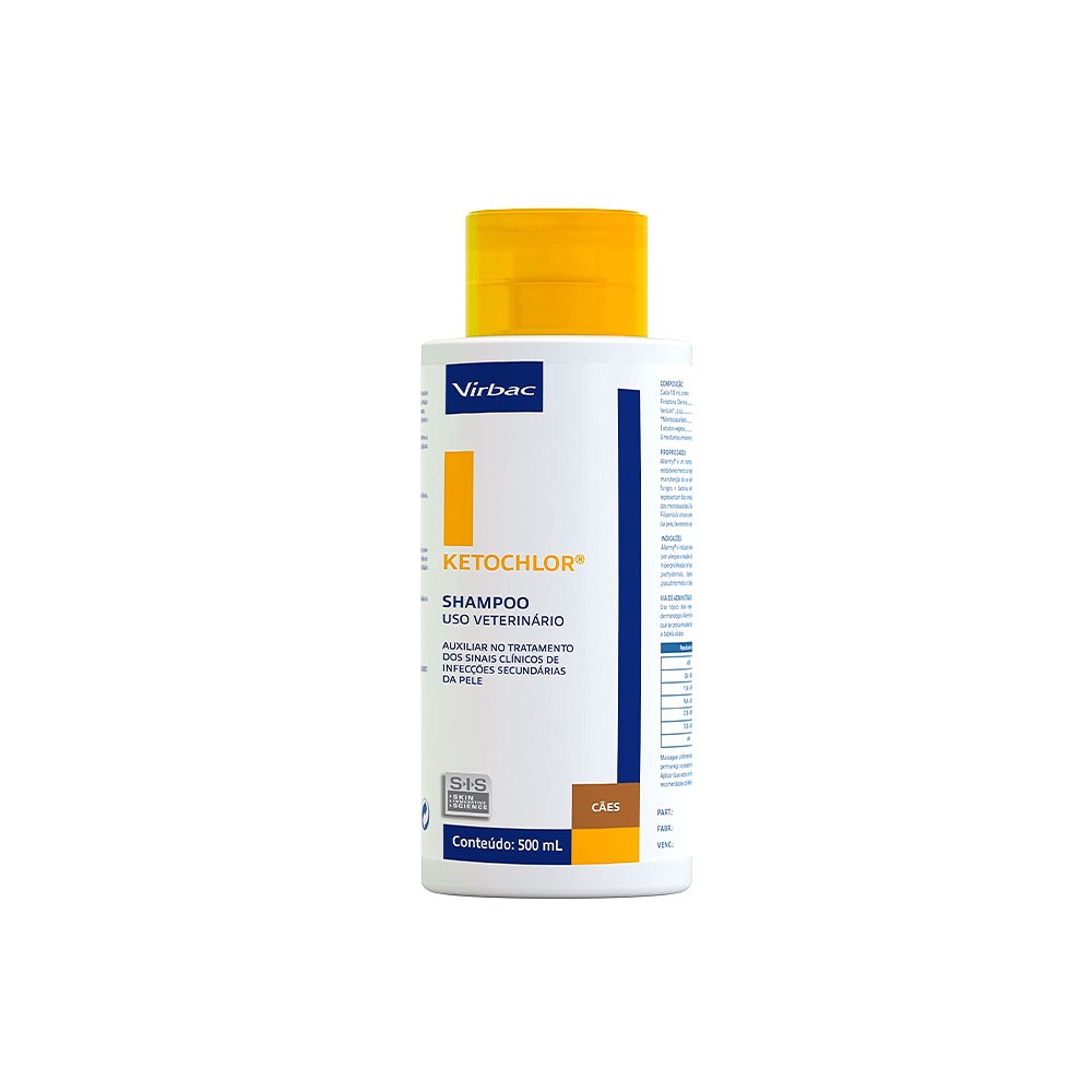 Shampoo Virbac Ketochlor para Cães