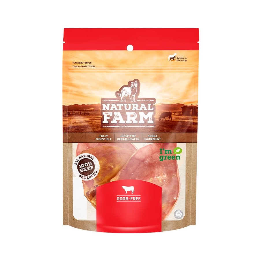 Orelha Suína com 3 unidades para Cães Natural Farm