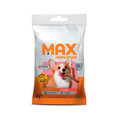 Snack Max Bifinho Carne para Cães Adultos 500g