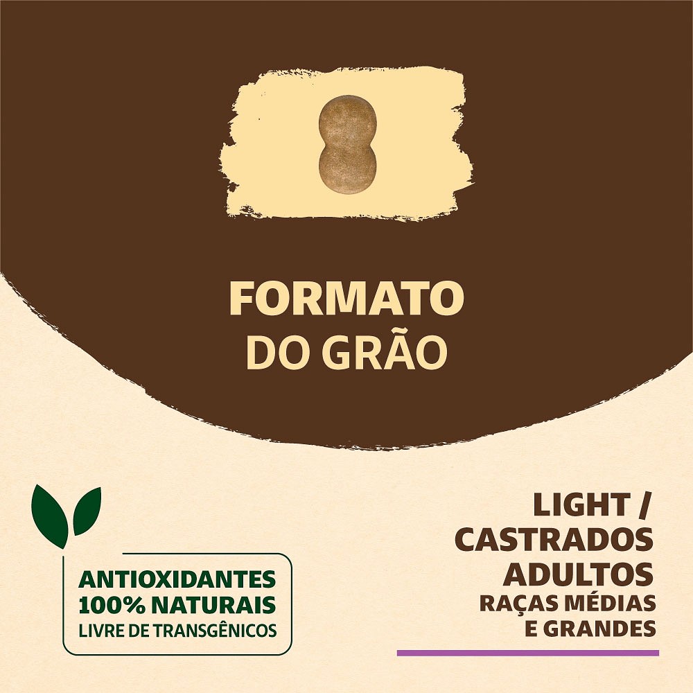 Ração Supreme Quatree Light para Cães Adultos Castrados de Porte Médio e Grande sabor Frango e Salmão
