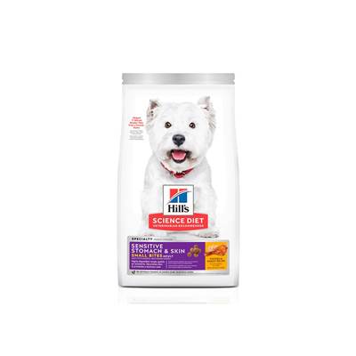 Ração Hill's Pele Sensível Pedaços Pequenos para Cães Adultos sabor Frango 6,8kg