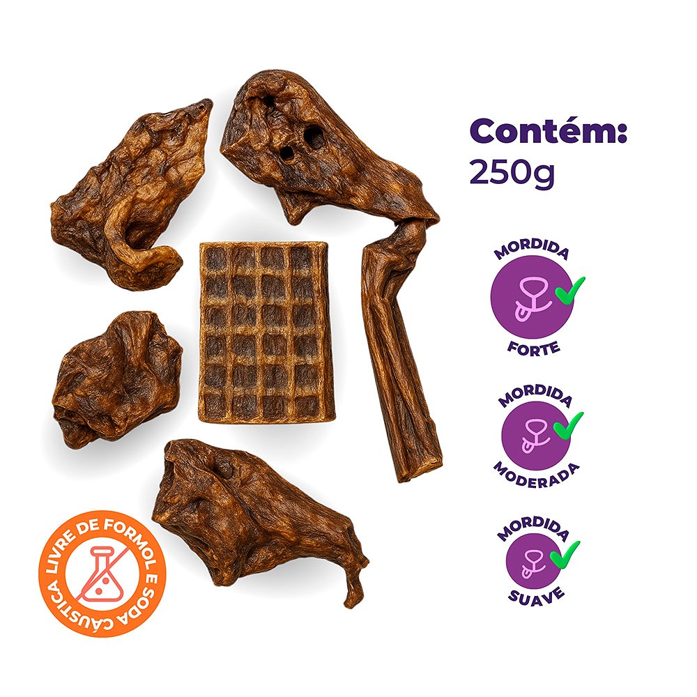 Osso Umami Protein Mix Bovino Desidratado Natural para Cães