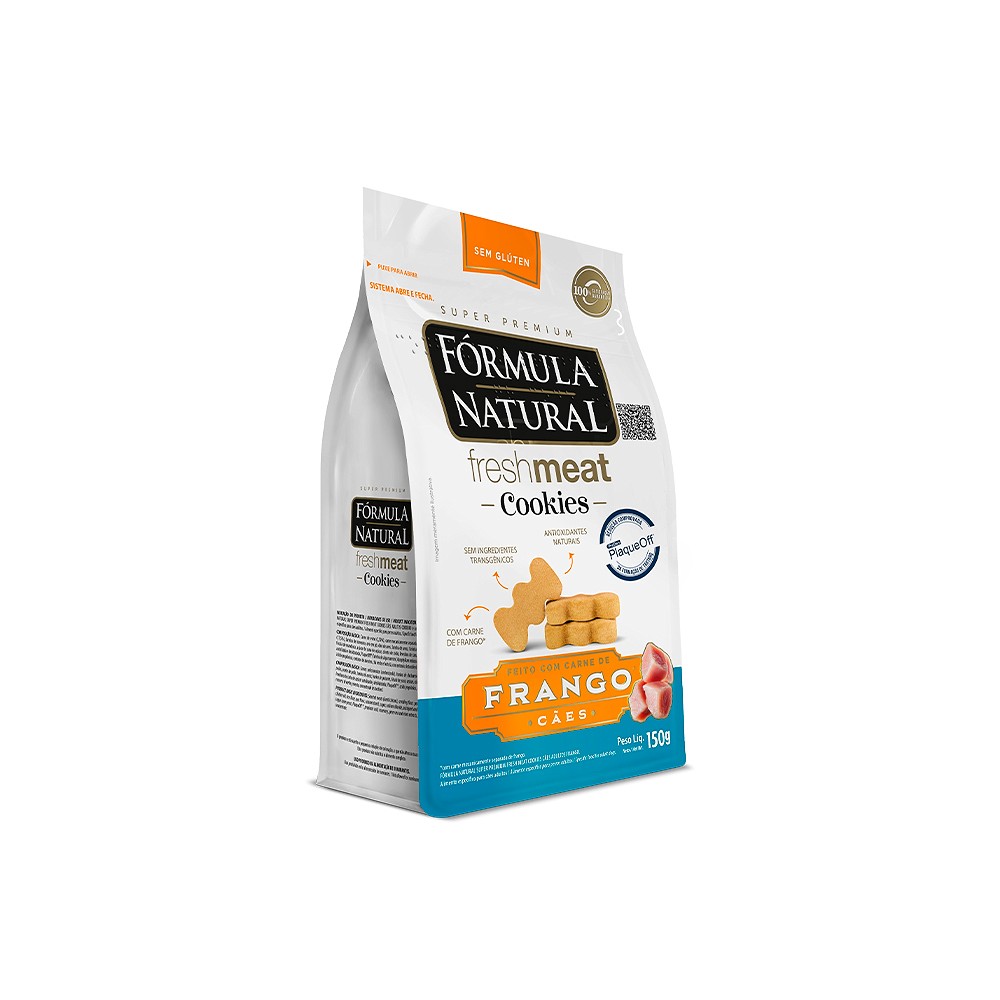 Biscoito Fórmula Natural Fresh Meat Cookie para Cães Adultos sabor Frango