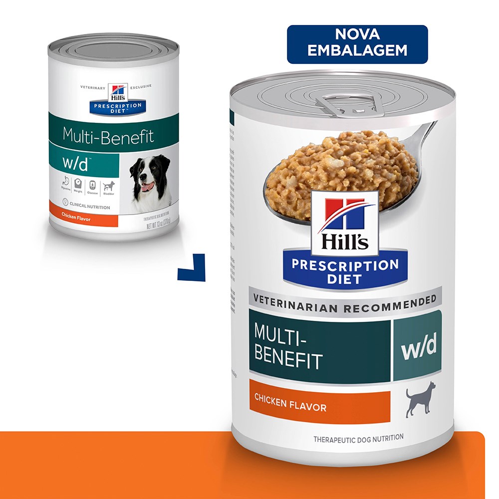 Ração Úmida Hills Multi-Benefit Controle de Peso w/d para Cães