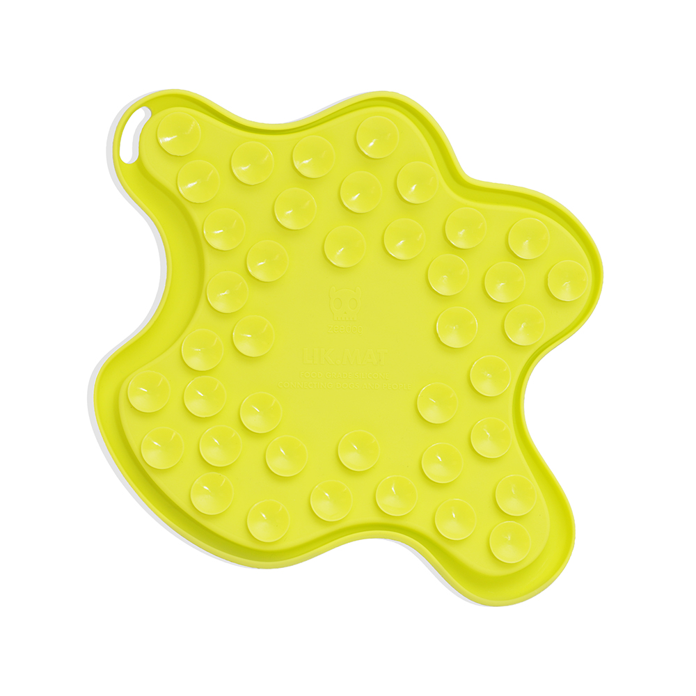 Comedouro Interativo Lik.Mat Verde Fluo