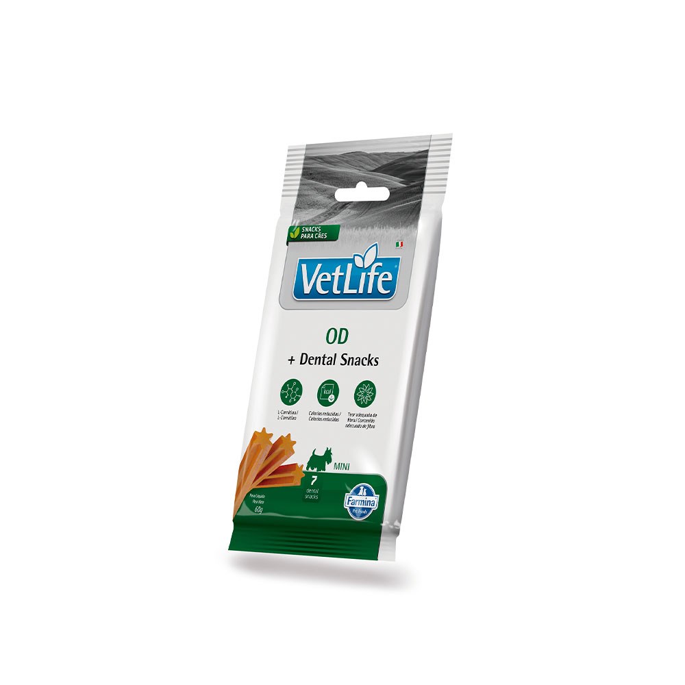 Petisco Dental Vet Life OD para Cães de Raças Mini e Pequenas 