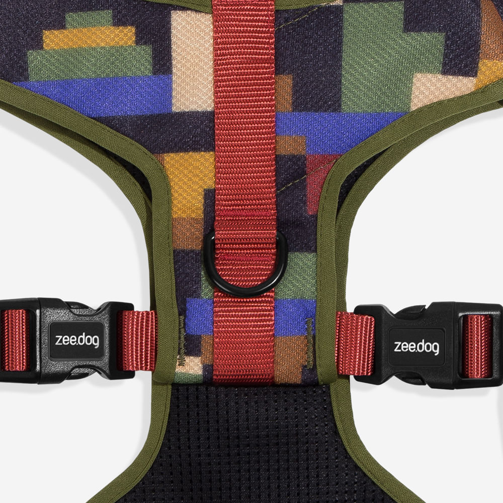 Peitoral para Cachorros Air Mesh Ajustável Pixel | Imagem 4