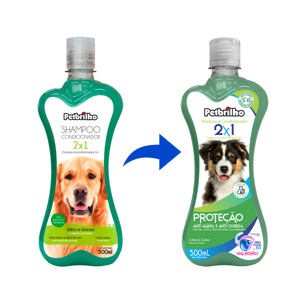Shampoo Petbrilho Vegano para Cães