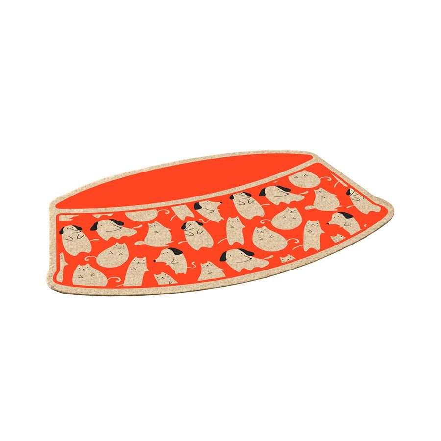 Jogo Americano Alklin Pet Comedor para Cães e Gatos - Cores Sortidas
