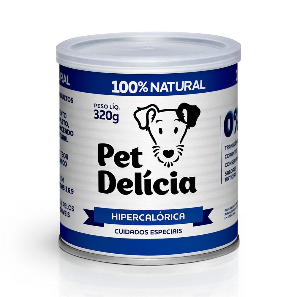Ração Pet Delícia Hipercalórica Natural para Cães 