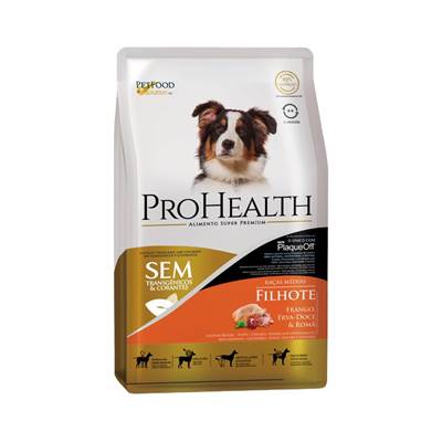 Ração ProHealth para Cães Filhotes de Porte Médio Sabor Frango 2,5kg