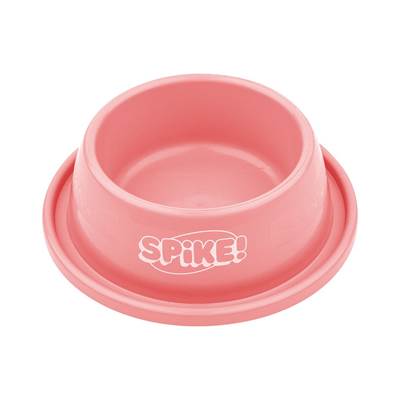 Comedouro Spike Antiformiga Rosa para Cães e Gatos 350ml