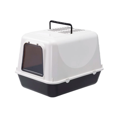 Banheiro Clear Cat 20 Preto para Gatos U