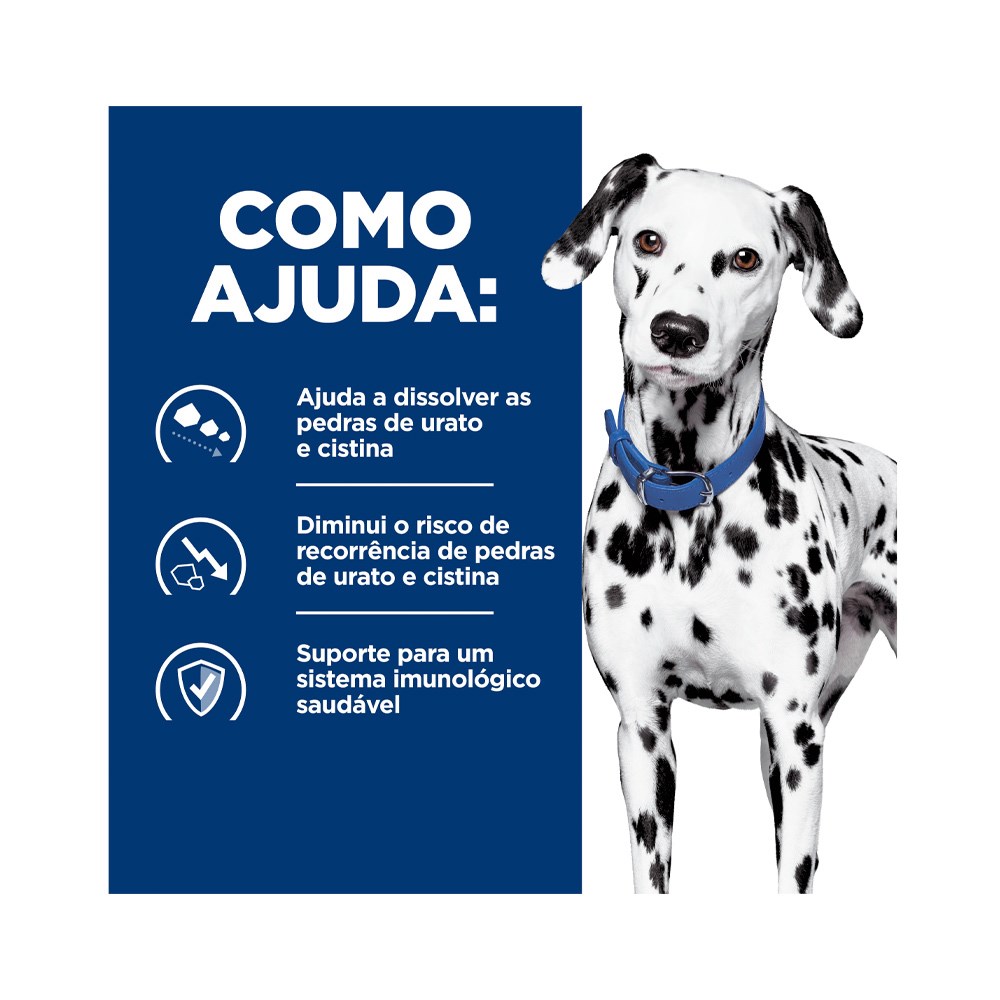 Ração Hills Prescription Diet U/D Cuidado Urinário para Cães Adultos com Doenças Urinárias