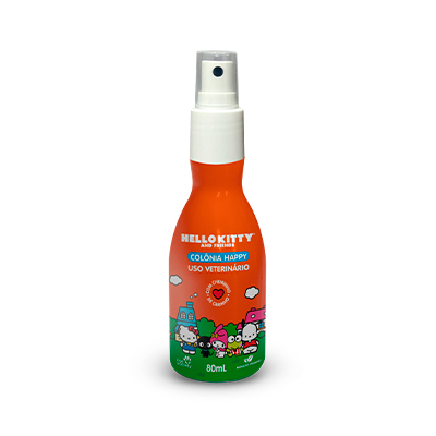Colônia Hello Kitty and Friends Happy para Cães e Gatos 80ml