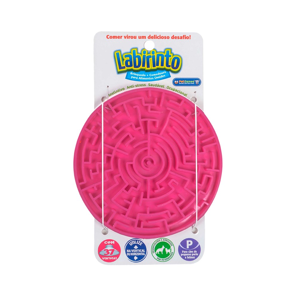 Brinquedo Pet Games Labirinto Rosa para Cães e Gatos