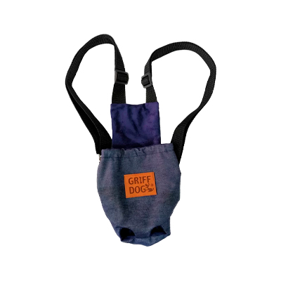 Bolsa Canguru Griff Dog para Cães e Gatos Azul