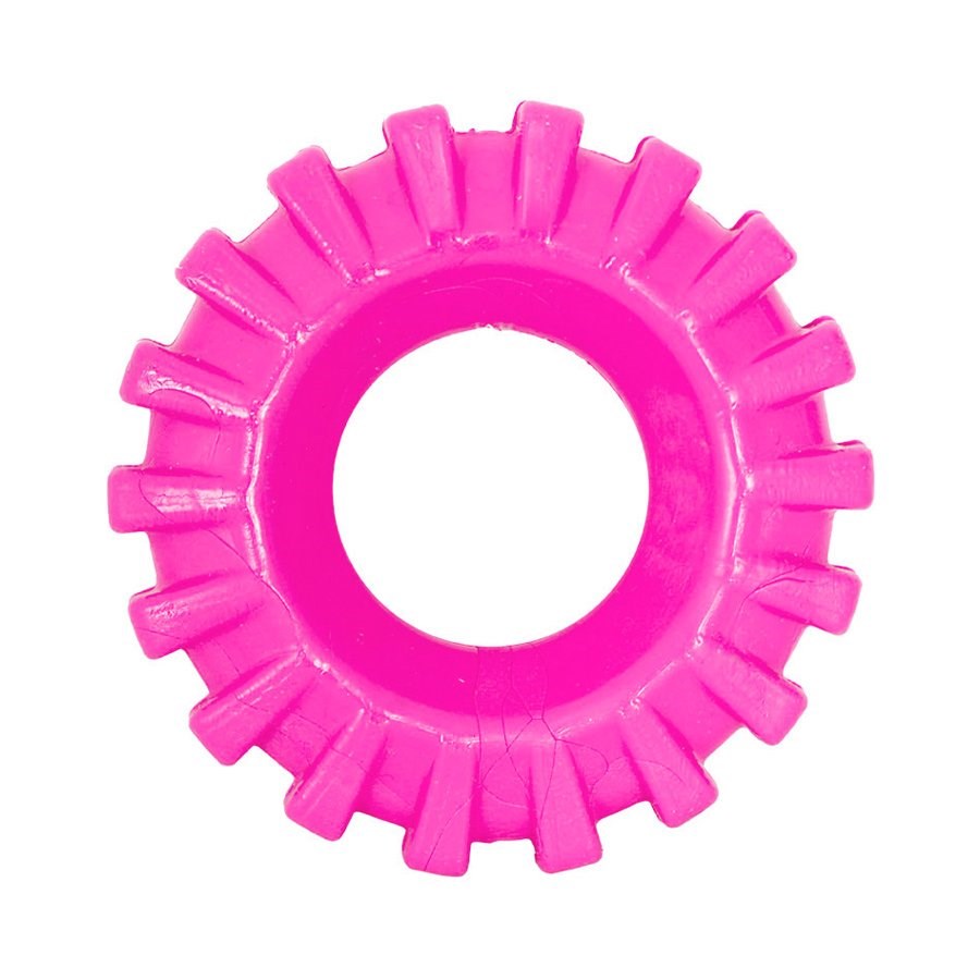 Brinquedo Furacão Pet Pneu Rally Especial Rosa para Cães