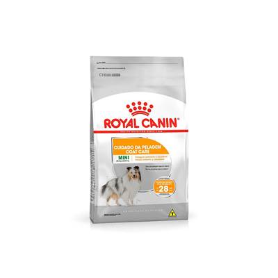 Ração Royal Canin Cuidado da Pelagem Coat Care Mini para Cães Adultos 2,5kg