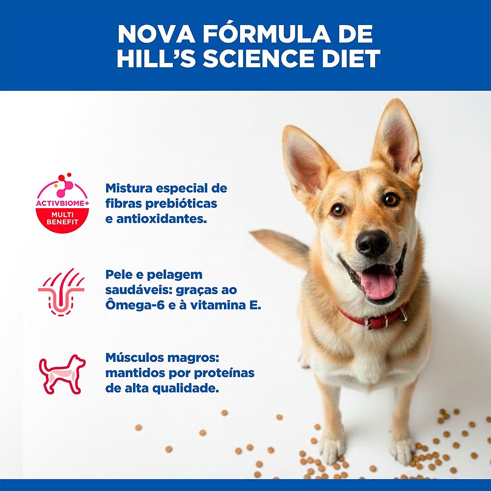 Ração Hill's Science Diet para Cães Adultos de Médio e Grande Porte
