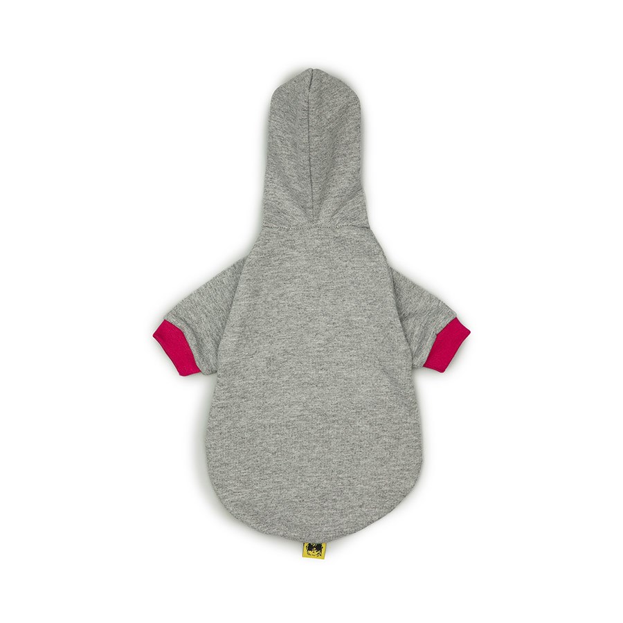 Moletom Cansei de Ser Gato Cinza e Rosa