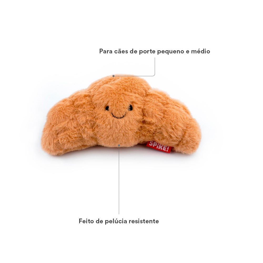 Brinquedo de Pelúcia para Cães Kawaii Croassant