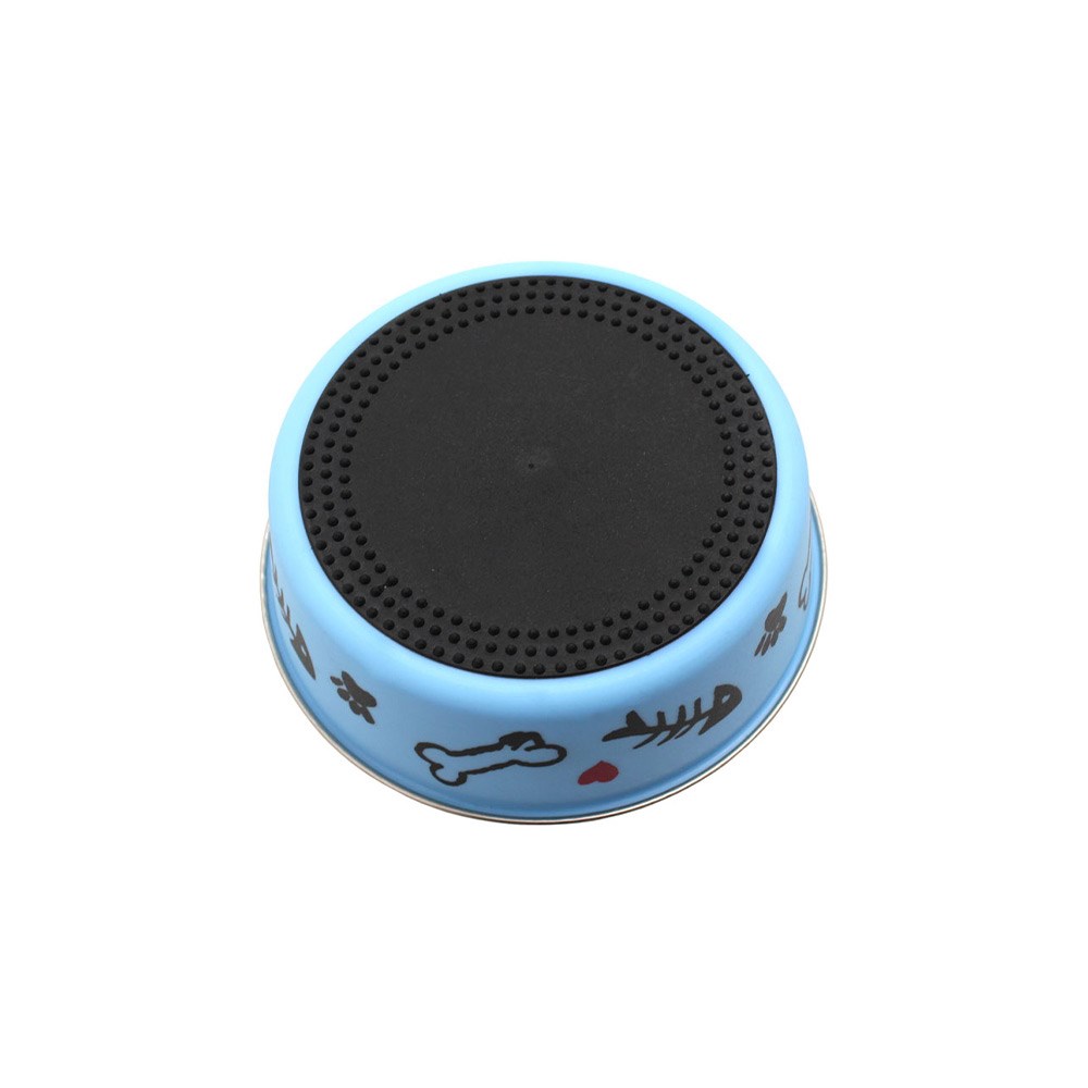 Comedouro GermanHart Tigela Inox Cutie Azul para Cães