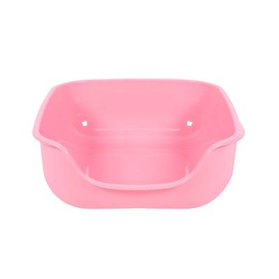 Bandeja Sanitária Pet Games Caixona de Areia Rosa para Gatos U