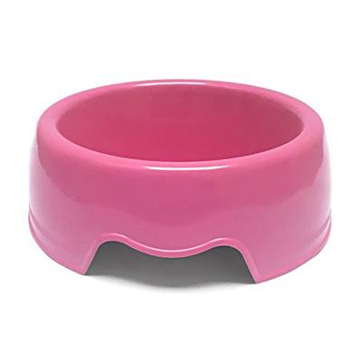 Comedouro de Plástico para Cães São Benedito Pet Rosa