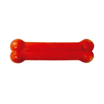 Brinquedo Furacão Pet Osso Plaque Ataque Liso Vermelho para Cães U