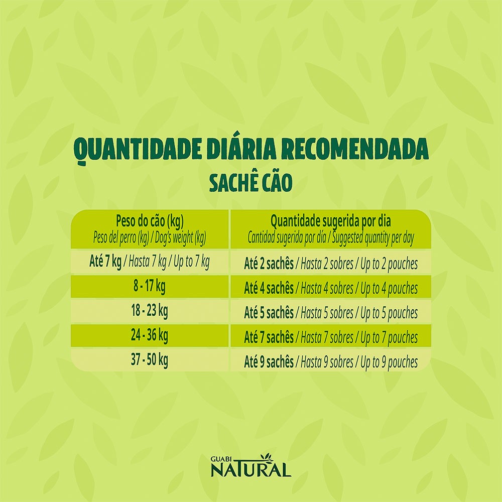 Ração Guabi Natural Sachê para Cães Adultos sabor Salmão & Frango