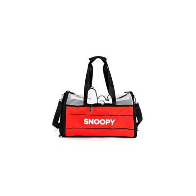 Bolsa de Transporte Lateral Up4You Snoopy com Alça Vermelha para Cães e Gatos U