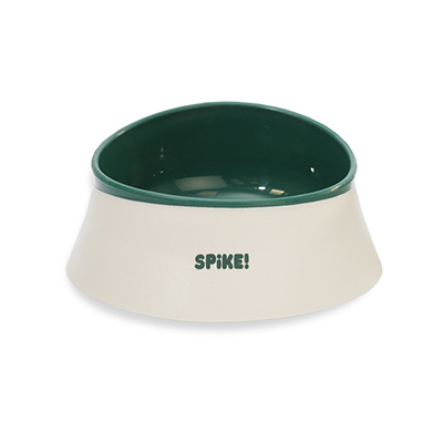 Comedouro Pesado Spike Verde para Cães 1100ml