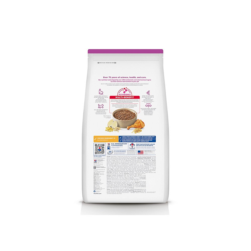 Ração Hill's Science Diet 11+ para Cães Adultos de Porte Pequeno e Mini 