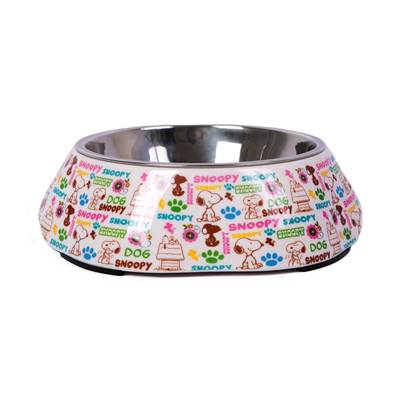 Comedouro Zooz Pets Snoopy Melamina Mel100-MUPk para Cães M