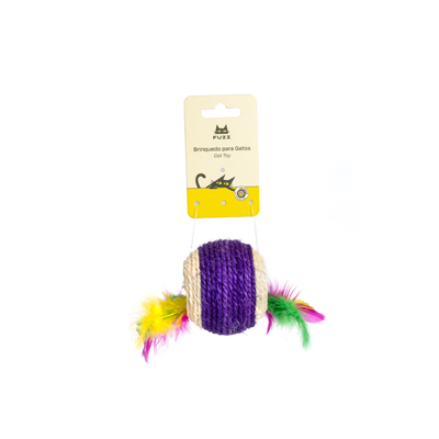 Brinquedo Fuzz para Gatos Bola de Sisal U