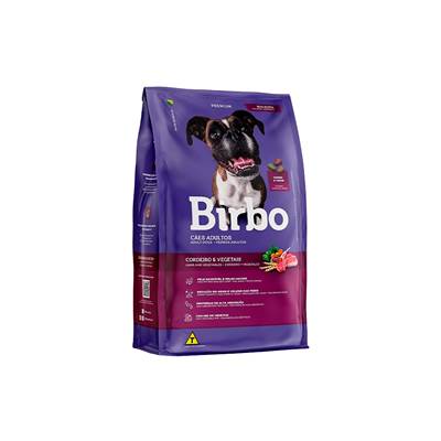 Ração Birbo para Cães Adultos de Médio e Grande Porte Sabor Cordeiro e Vegetais 1kg
