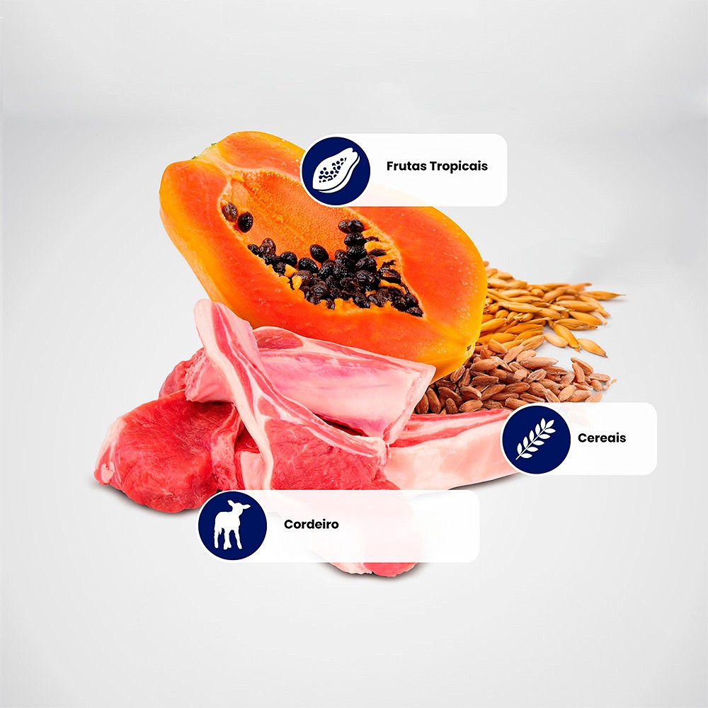 Ração Farmina N&D Tropical Selection para Cães Filhotes de Porte Médio e Grande Sabor Cordeiro, Cereais e Frutas Tropicais