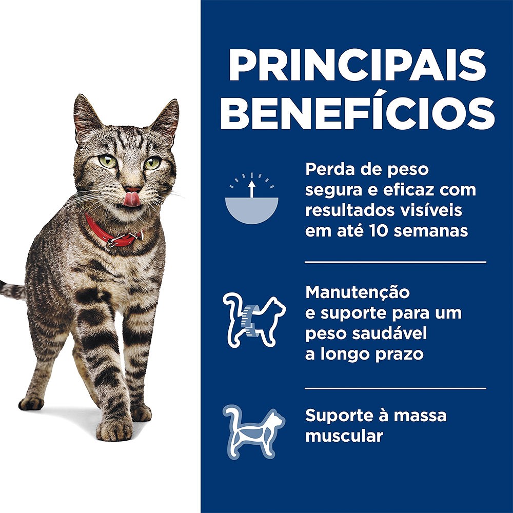 Ração Hill's Science Diet Peso Perfeito para Gatos Adultos Sabor Frango