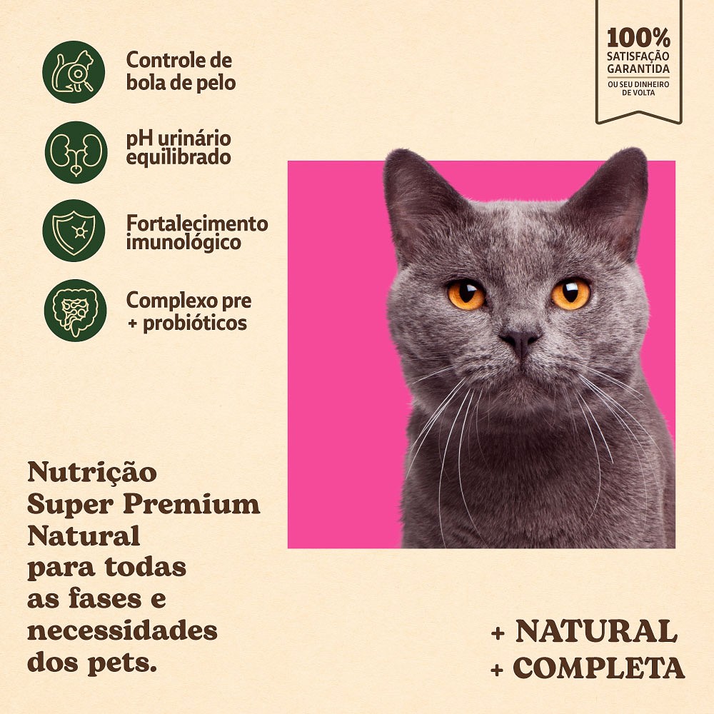Ração Quatree Supreme para Gatos Adultos Sabor Salmão e Arroz