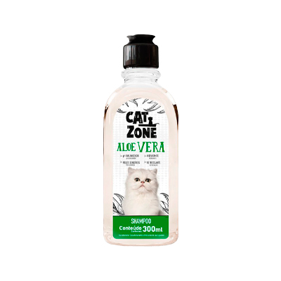 Shampoo Cat Zone Aloe Vera para Gatos U