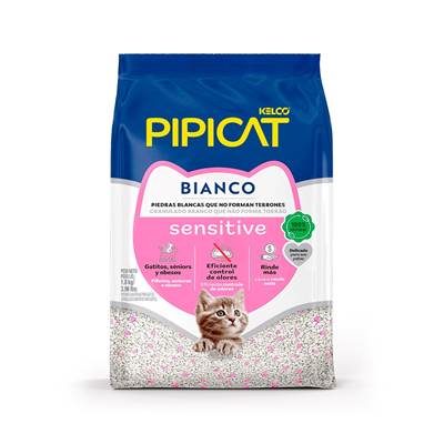 Granulado Sanitário Pipicat Bianco Sensitive 1.8kg