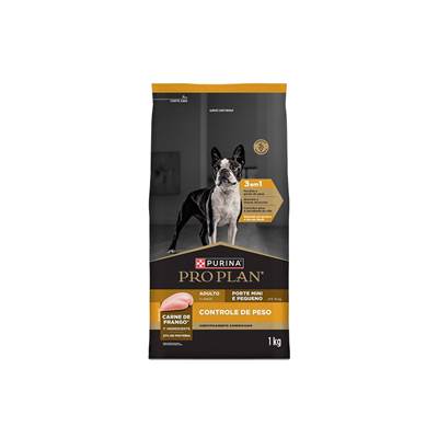 Ração Proplan Controle de Peso para Cães Adultos de Porte Mini e Pequeno 2,5kg