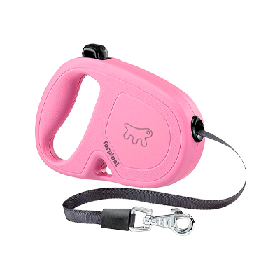 Guia Retrátil Ferplast Flippy One Tape Rosa para Cães U