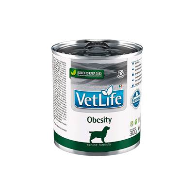 Ração Úmida Farmina Vet Life Obesity para Cães Adultos de Todas as Raças 300g
