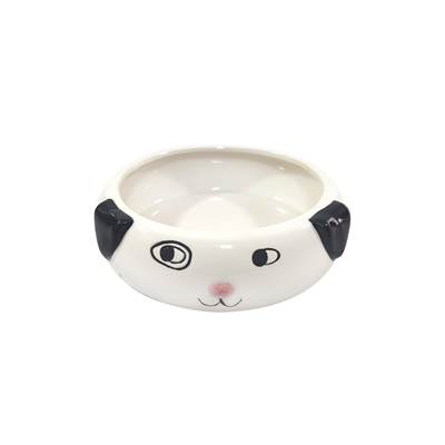 Comedouro The Pets Porcelana Branco para Cães 550ml